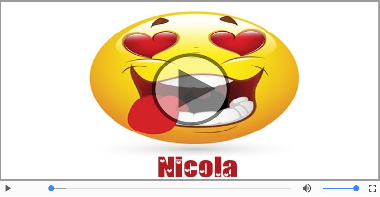 Felicitari muzicale de dragoste - I love you Nicola! - Felicitare muzicala