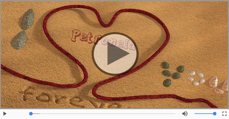 Felicitari muzicale de dragoste - Te iubesc, Petronela!