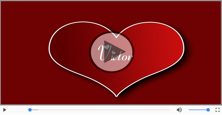 Felicitari muzicale de dragoste - Cu dragoste pentru Victor