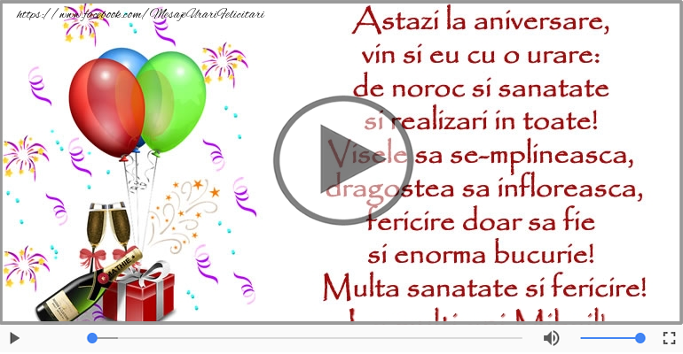 Felicitari muzicale de la multi ani - Mihail, La Multi Ani!