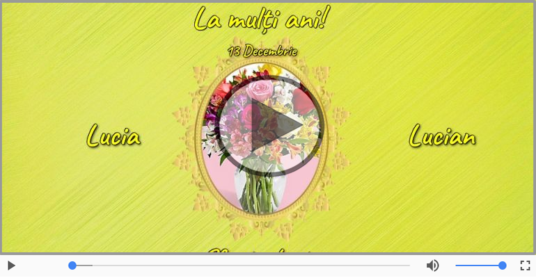 Felicitari muzicale de Sfanta Lucia - Felicitare muzica de Sfanta Lucia!