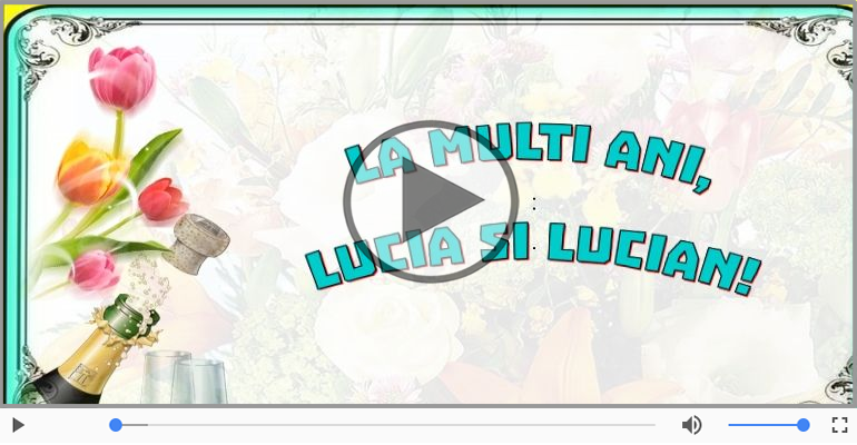Felicitari muzicale de Sfanta Lucia - La multi ani cu sanatate de Sfanta Lucia!