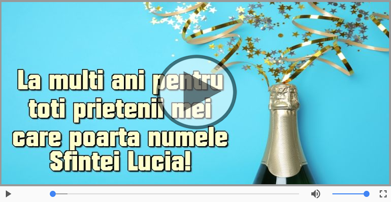 Felicitari muzicale de Sfanta Lucia - Felicitari de Sfanta Lucia
