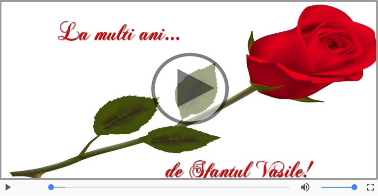 Felicitari muzicale de Sfântul Vasile - La multi ani de Sfantul Vasile!