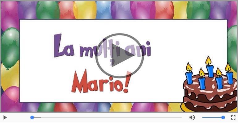Felicitari muzicale de zi de nastere - Felicitare muzicala - Happy Birthday Mario!