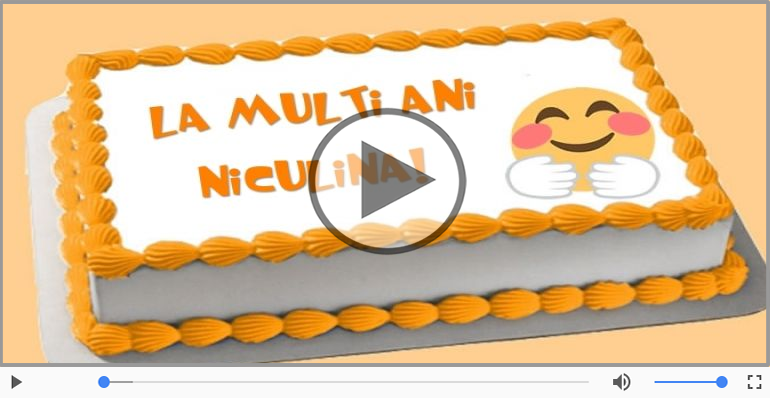 Felicitari muzicale de zi de nastere - Felicitare muzicala - Happy Birthday Niculina!